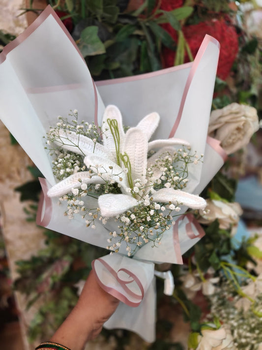 Crochet Lily Bouquet