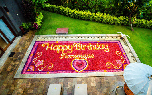Flower Pool Decoration at Private Villa – Jaipur’s First Bali-Style Luxury Experience!
