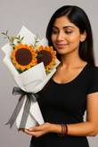 2 Sun Flowers : Modern Crochet Sunflower Masterpiece