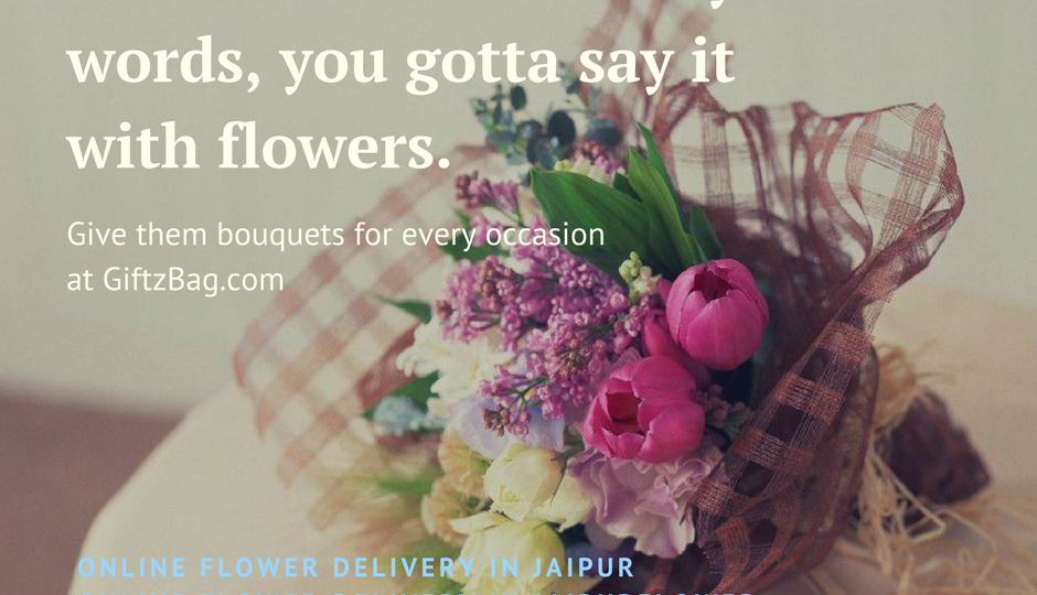 Online Bouquet Delivery in jaipur:Giftzbag.com