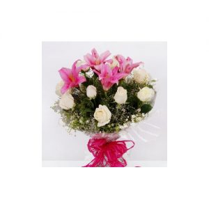 online Lily flowers bouquets delivery in India