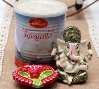 Lord Ganesha with sweets
