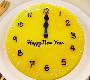 1Kg New Year Clock Cake
