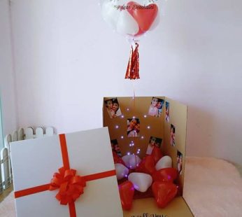 Surprise Helium Balloons Gift Box