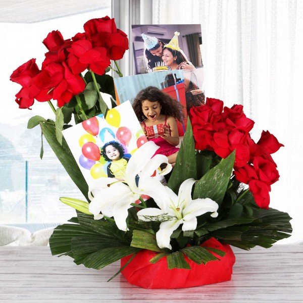 Personalized Photo Bouquet