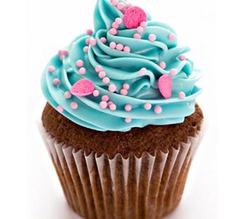 Blue Pink Cupcakes