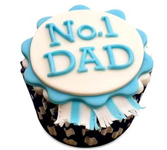 Dad No.1 Designer Cupcakes