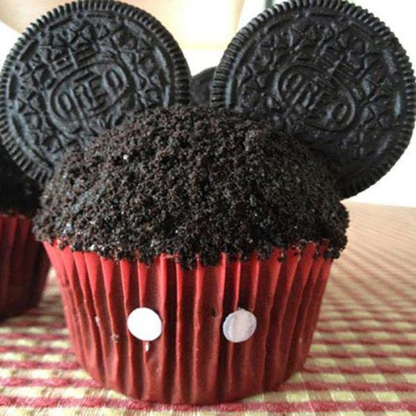 Mickey In A Cupcake