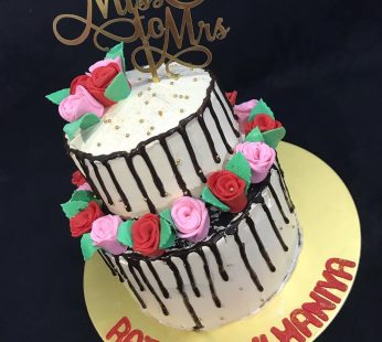 Engagement theme cake