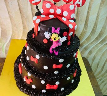 Mini Mouse Theme Cake