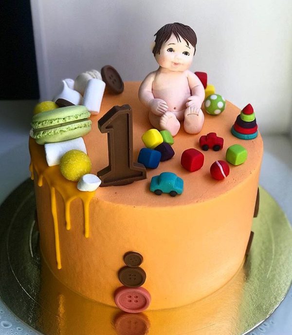 1st Birthday Celebration Cake