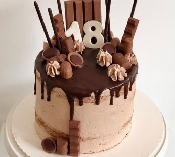 Eclairs Birthday Cake