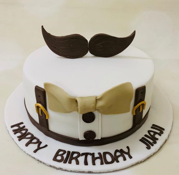 Grey Moustache cake Dubai - Birthday Cake Delivery to Dubai - Shop Online –  The Perfect Gift® Dubai