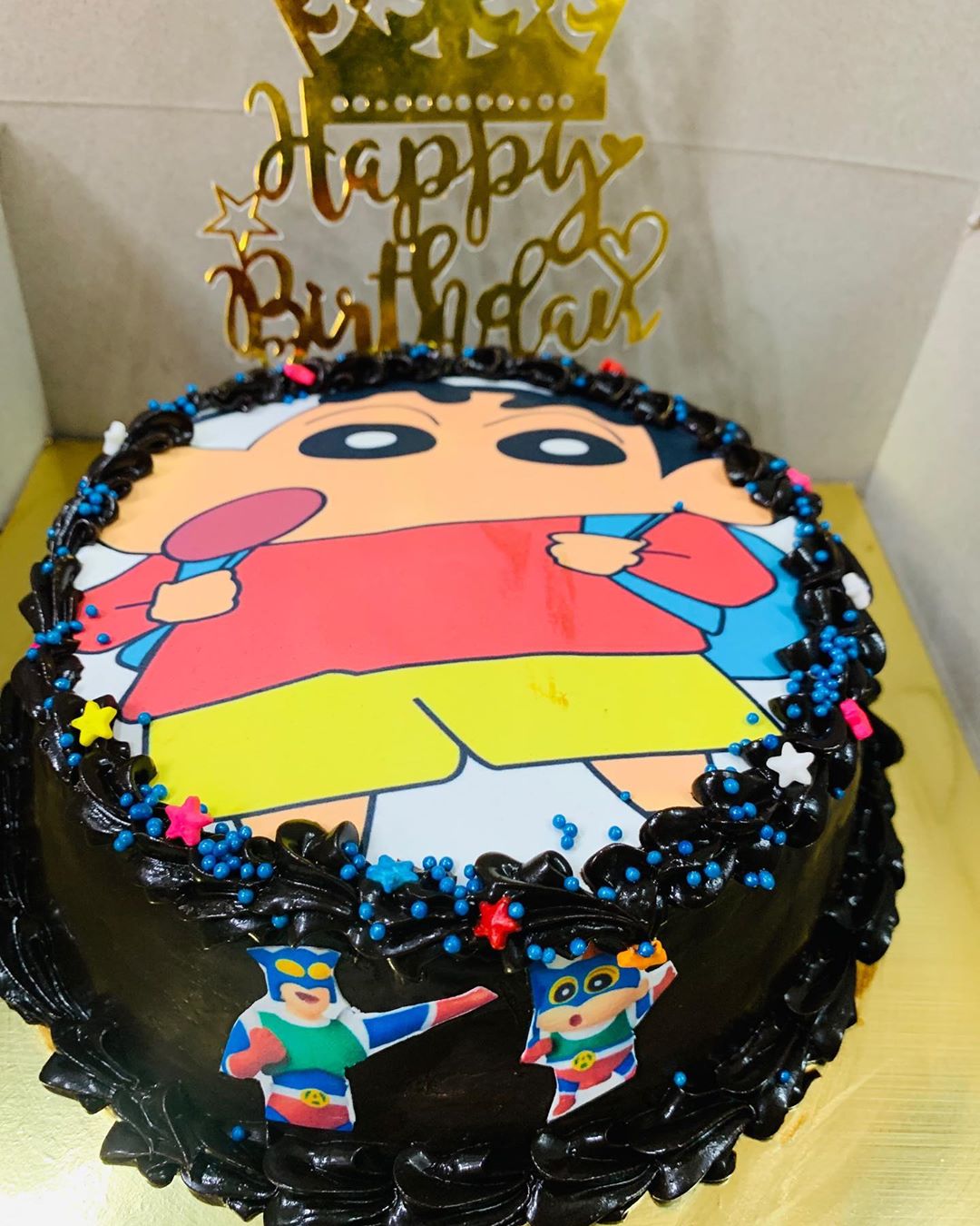 Send Studious Shinchan Cake Gifts To auranagabad-sonthuy.vn