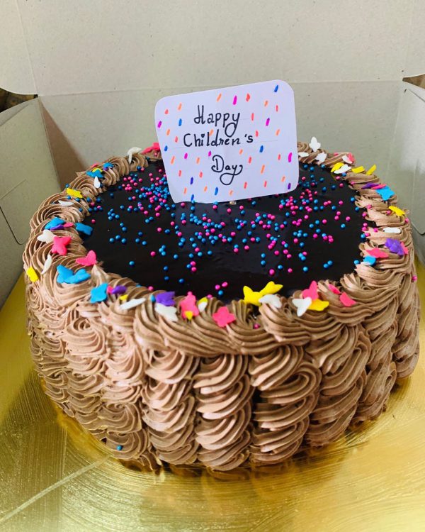 Gems Chocolate Cake