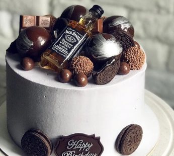 Classic Chocolate decorated cake