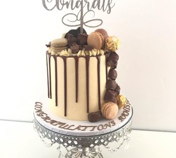 Congrats theme cake