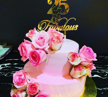Happy 25th Anniversary Cake