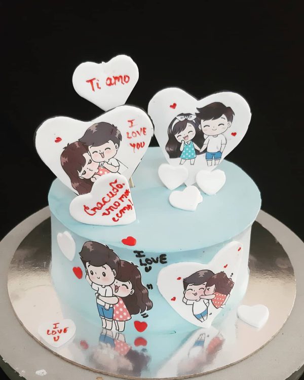 love message cake