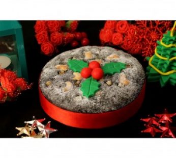 Christmas Round Palm Cake