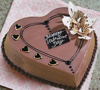 Choco Coffee Valentine Cake