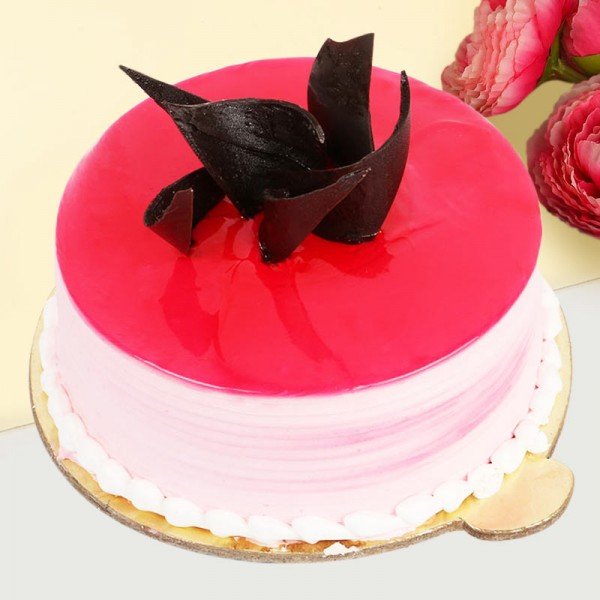 Chocolate Dipped Strawberry Cake for Valentine's - LA-wide Delivery