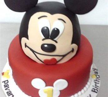 Mickey Head shape Cake