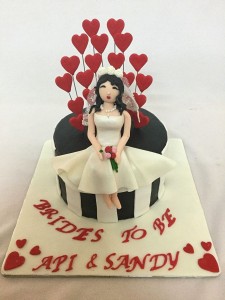 Customized Bridal Shower Cake