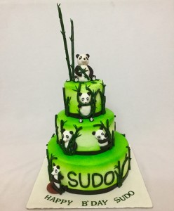 panda Theme cake