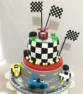 Racing Car Birthday Cake