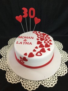 30Years of Togetherness Cake