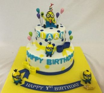 1st Birthday Minion Cake