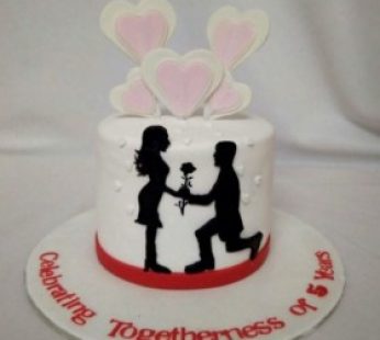 Valentine Togetherness Cake