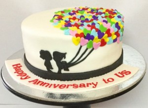 Anniversary to us cake