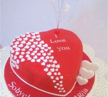 Love Forever Valentine Cake