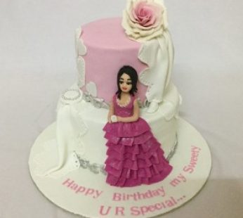 Sweety’s 2 tier Customized Birthday cake