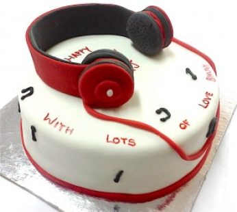 Headphone Cake