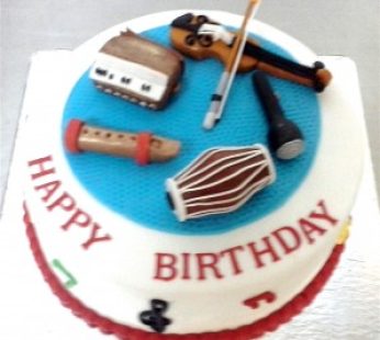Musical Instruments Cake