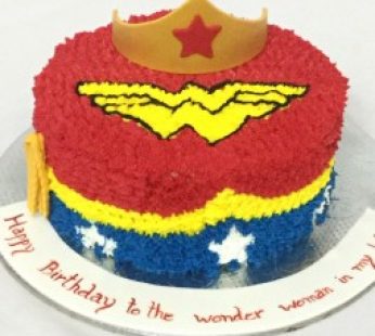Wonder woman Buttercream Birthday Cake