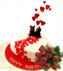 Valentine Hearts Cake