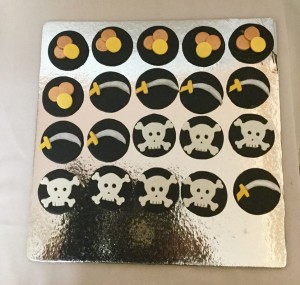 Pirates themed cupcakes