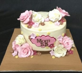 Mom’s 55th Birthday Cake