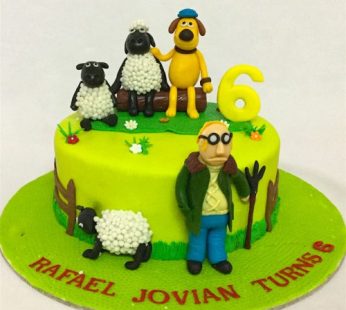 6th Birthday Cake Shaun the Sheep