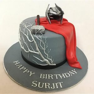 Thor Themed Birthday cake