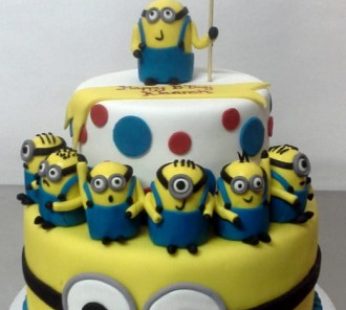3rd Birthday Minion cake