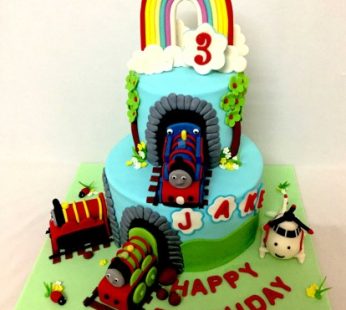 Thomas Engine theme Birthday Cake