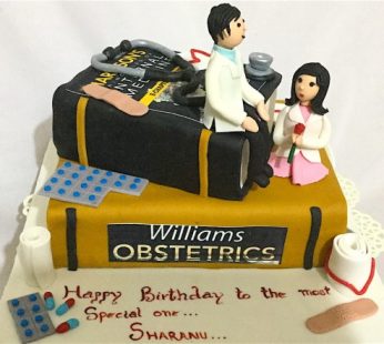 Doctors in Love Birthday Cake