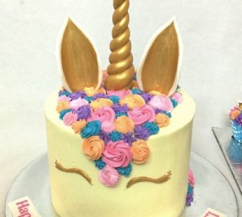 Unicorn theme Buttercream Cake
