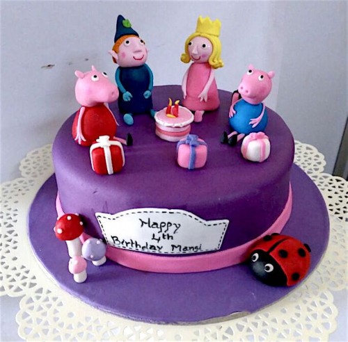 1st Birthday  Ben & Holly theme Cake