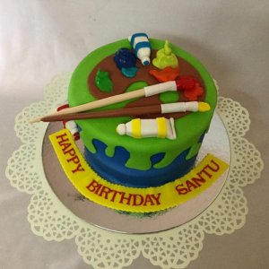Birthday Cake Painting Artist